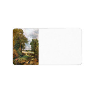 John Constable - das Getreidefeld von 1826 Adressaufkleber
