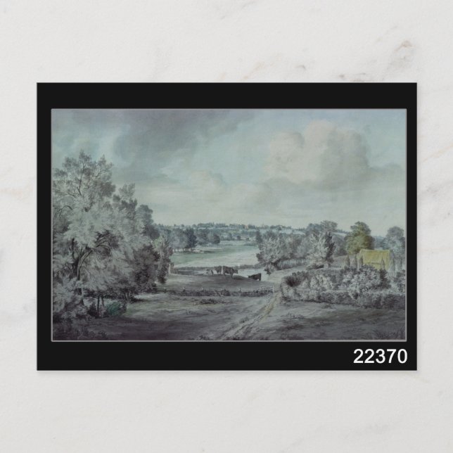 John Constable | das Tal des Stour Postkarte (Vorderseite)