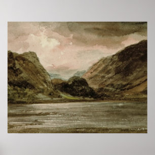 John Constable   Derwentwater, Cumberland, c.1806 Poster