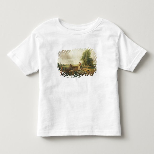 John Constable | ein Boot, das einen Verschluss Kleinkind T-shirt (Vorderseite)