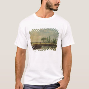 John Constable   ein Lastkahn unter Flatford T-Shirt