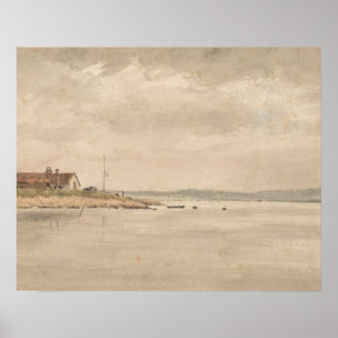 John Constable - eine Ansicht über das Orwell Poster