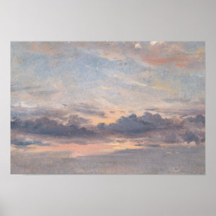 John Constable - Eine Cloud-Studie, Sunset Poster