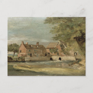John Constable Flatford Mill (Öl auf Tafel) Postkarte
