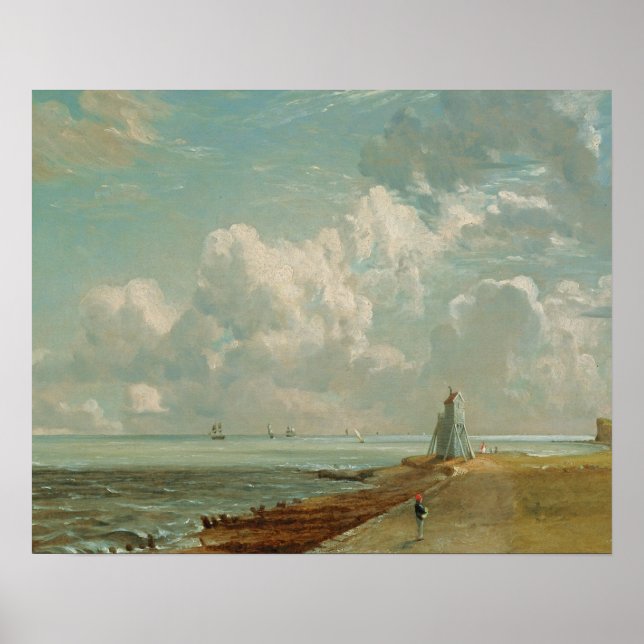 John Constable | Harwich, The Low Lighthouse und B Poster (Vorne)