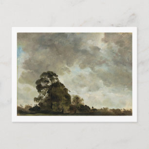 John Constable Landschaft in Hampstead, Tree und Postkarte