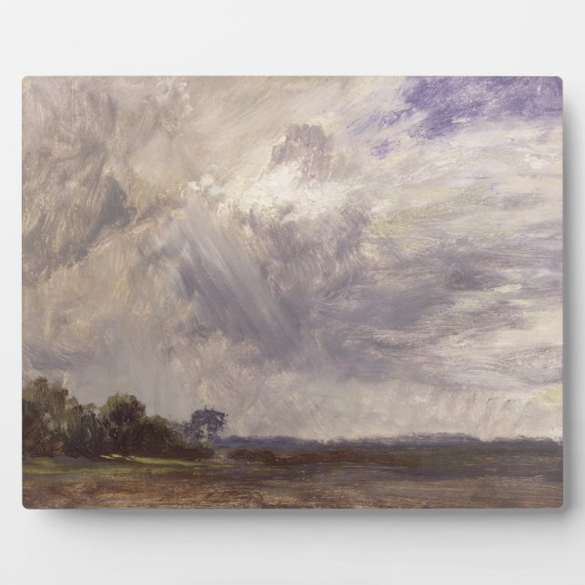 John Constable | Landschaft mit grauem Windy Sky,  Fotoplatte (Vorderseite)