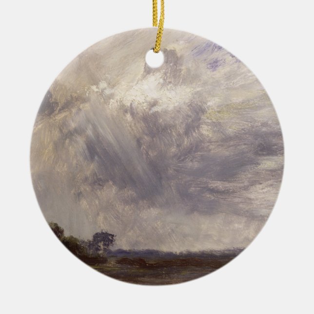 John Constable| Landschaft mit Gray Windy Sky, c. Keramikornament (Vorne)