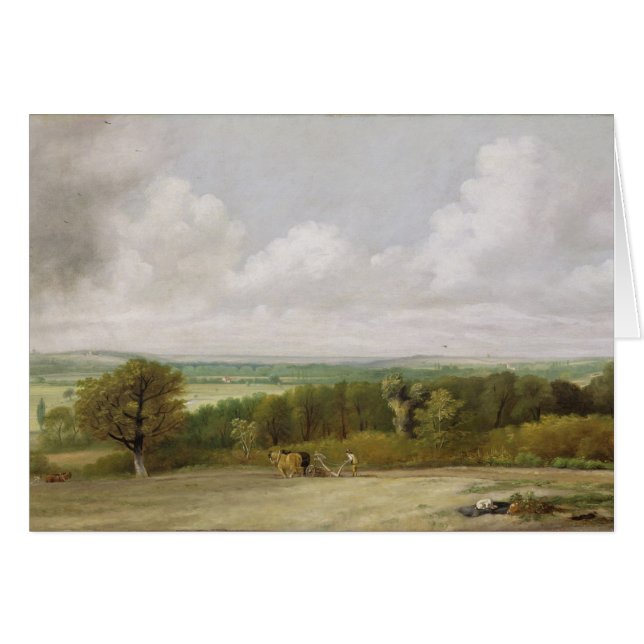 John Constable | Landschaft: Pflügen im Suf (Vorderseite (Horizontal))