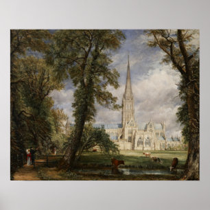 John Constable - Salisbury Cathedral Poster