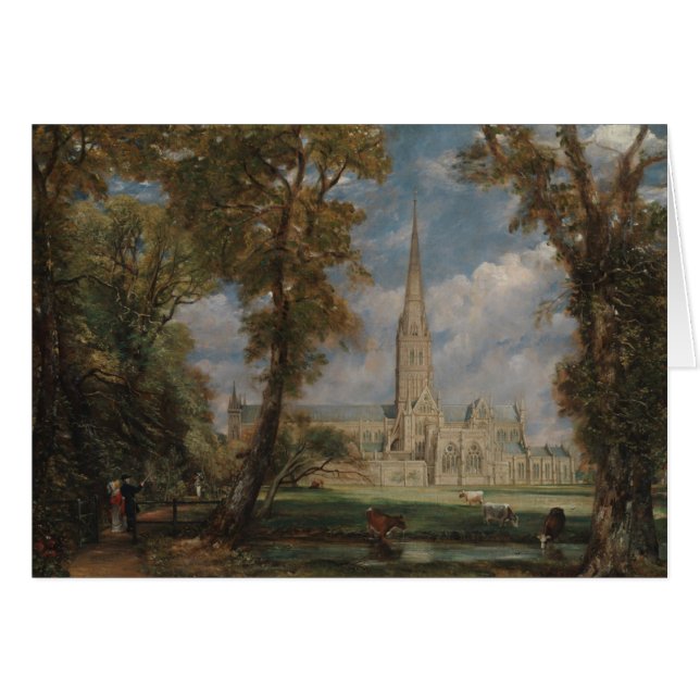 John Constable | Salisbury Kathedrale aus dem Bisc (Vorderseite (Horizontal))