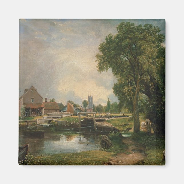 John Constable | Schleuse Dedham und Mill, 1820 Magnet (Vorne)