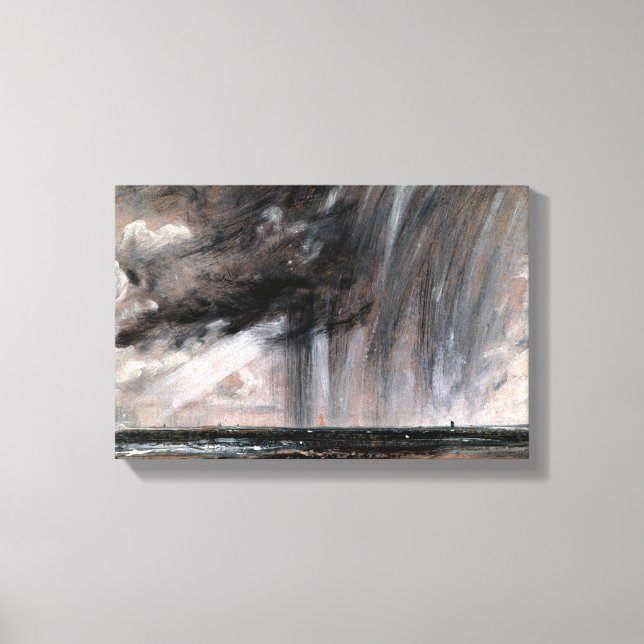 John Constable - Seascape Study with Rain Cloud Leinwanddruck (Vorderseite)
