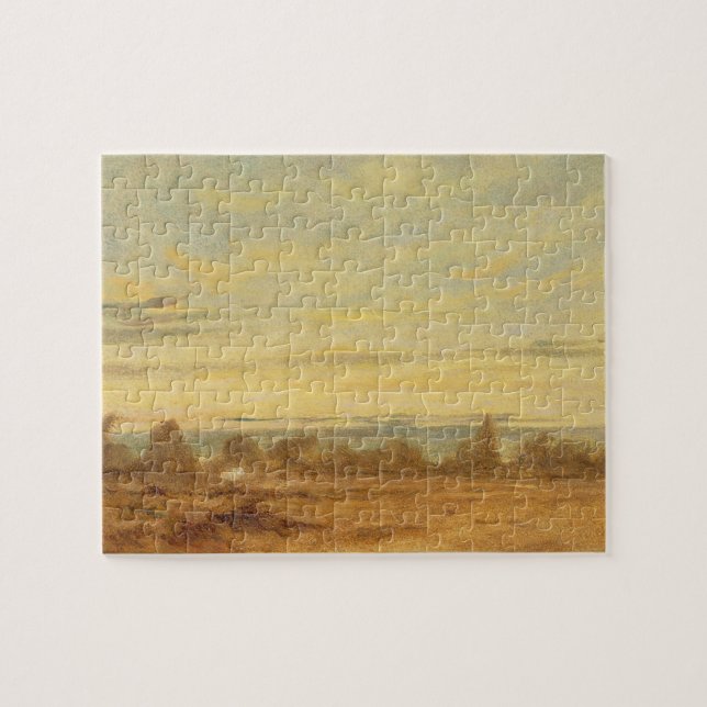 John Constable | Sommer - Abend Landschaft (Öl (Horizontal)