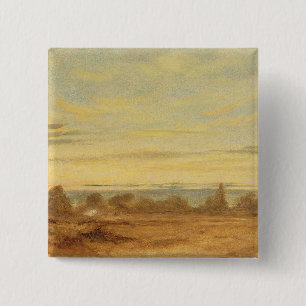 John Constable Sommer - Abend Landschaft (Öl Button