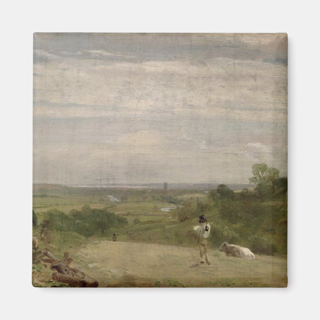 John Constable | Sommermorgens: Dedham aus Langh Magnet (Vorne)