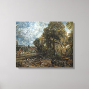 John Constable - Stoke-by-Nayland Leinwanddruck