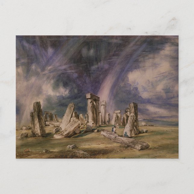 John Constable | Stonehenge, 1835 Postkarte (Vorderseite)