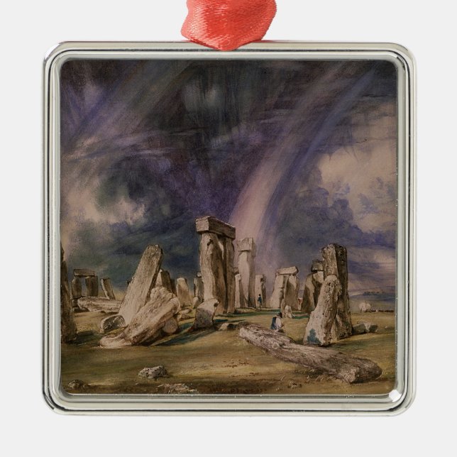 John Constable | Stonehenge, 1835 Silbernes Ornament (Vorne)