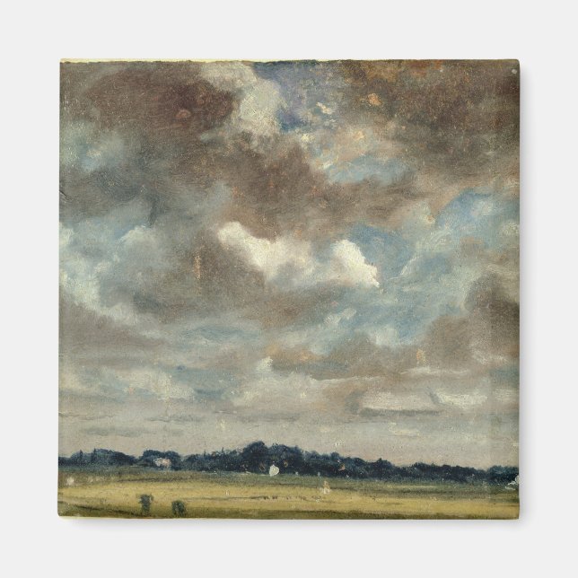John Constable | Umfassende Landschaft mit Grau Cl Magnet (Vorne)