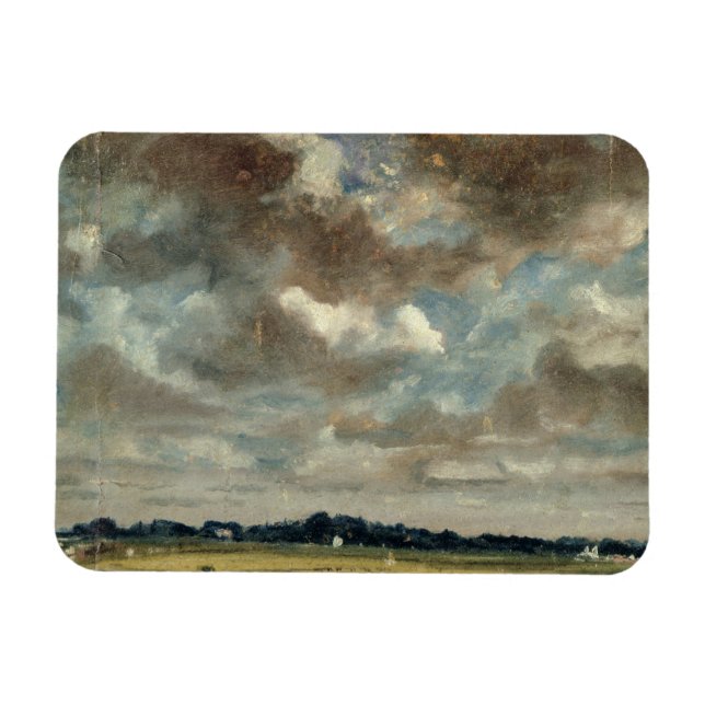 John Constable | Umfassende Landschaft mit Grau Cl Magnet (Horizontal)