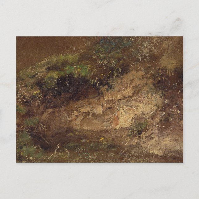 John Constable | Unterwuchs, c.1821 (Öl auf Papier Postkarte (Vorderseite)