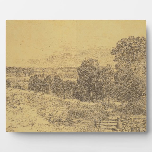 John Constable | Zeichnung für den Eingang zum Gem Fotoplatte (Vorderseite)