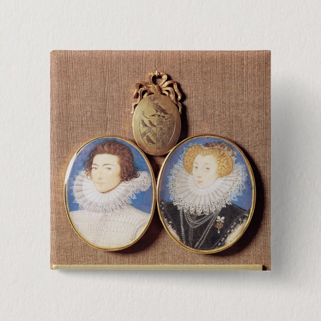 John Croker und seine Ehefrau Frances Button (Vorderseite)