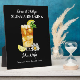 John Daly Individuelle Cocktailbar-Getränke-Schild Fotoplatte