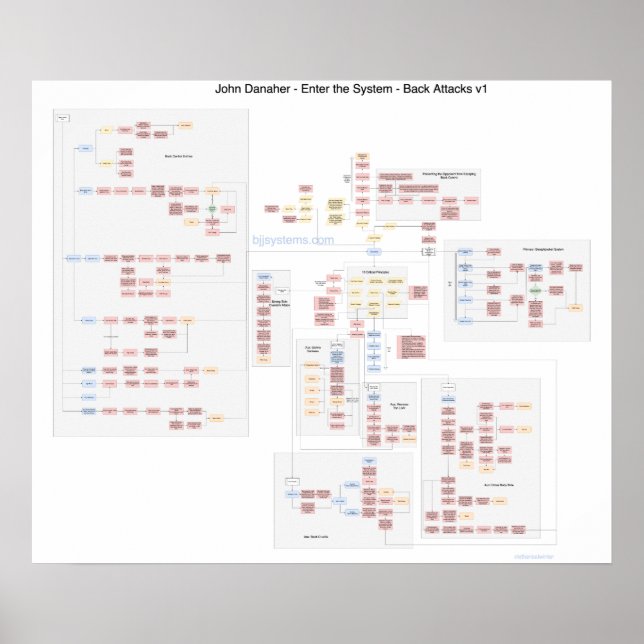 John Danaher - Attaques arrières - Poster sur orga (Devant)