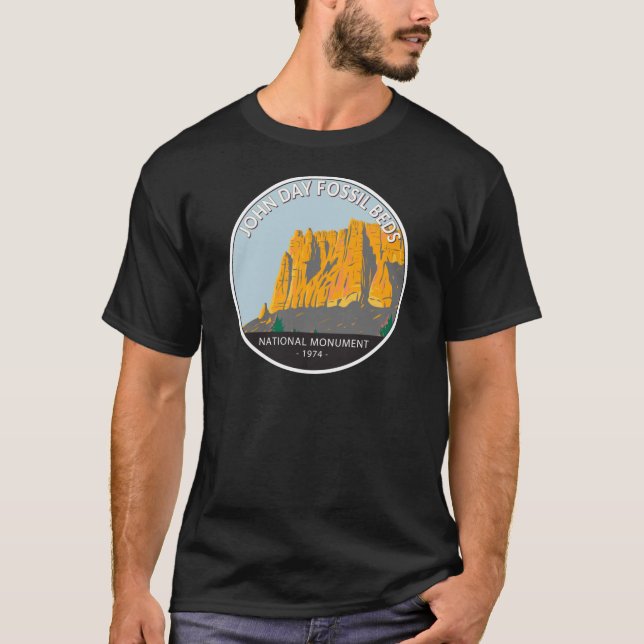 John Day Fossil Beds National Monument Oregon T-Shirt (Vorderseite)