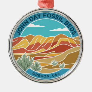 John Day Fossil Beds National Monument USA Ornament Aus Metall