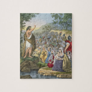 John, der in der Wildnis, von einem Bibel pri