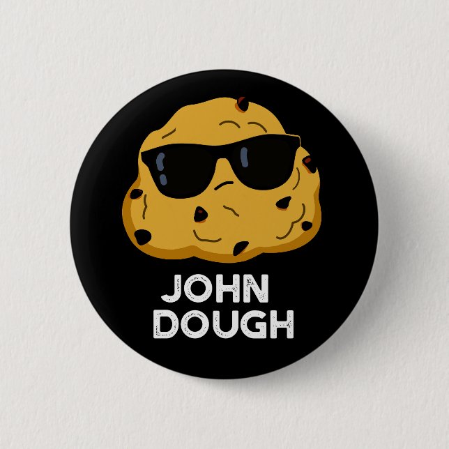 John Dough Funny Baking Pub Dark BG Button (Vorderseite)