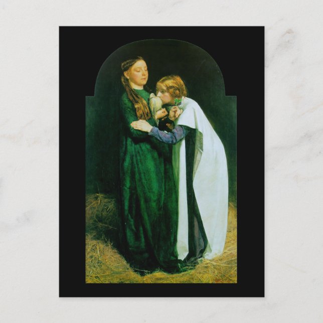 John Everett Millais Die Rückkehr der Taube Postkarte (Vorderseite)