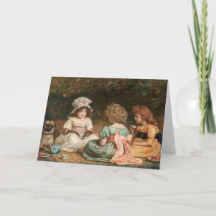 John Everett Millais - Nachmittagstee .The Gossips Karte