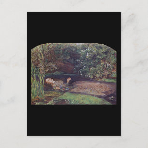 John Everett Millais Ophelia Postkarte