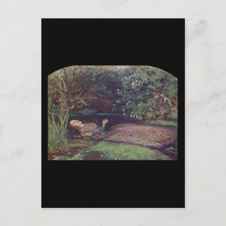 John Everett Millais Ophelia Postkarte