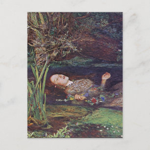 John Everett Millais Ophelia Postkarte