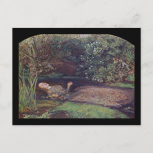 John Everett Millais Ophelia Postkarte