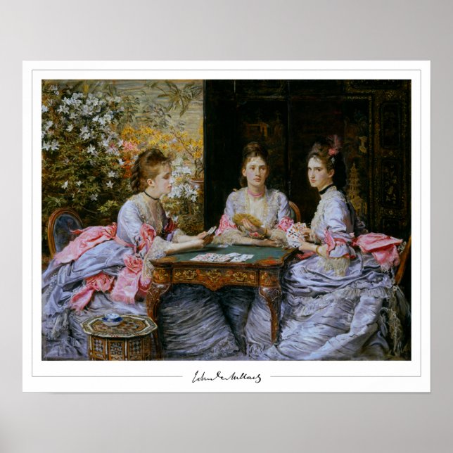 John Everett Millais Zedign affiche d'art #2 (Devant)