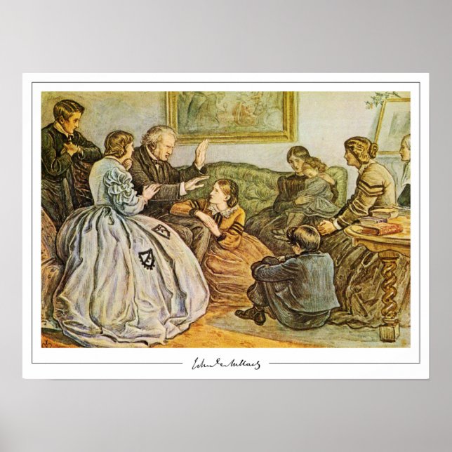 John Everett Millais Zedign Art Poster #143 (Vorne)
