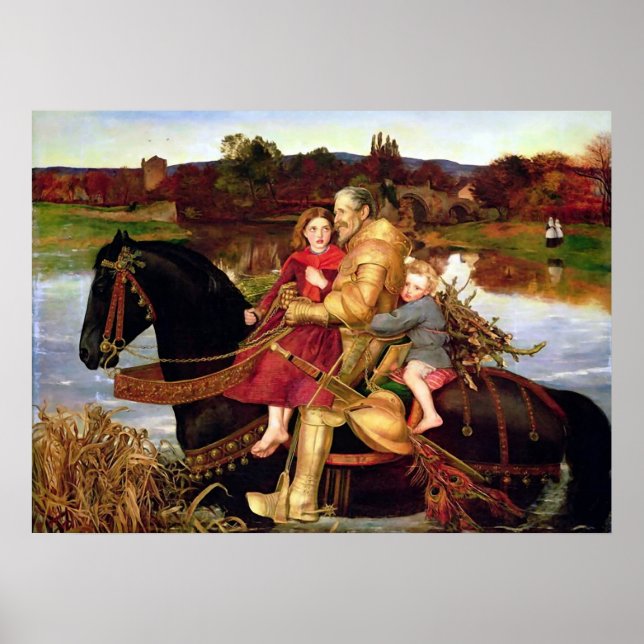 John Everett Sir Isumbras im Ford Poster (Vorne)