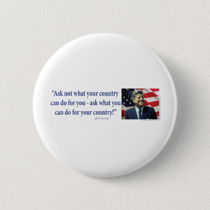 John F Kennedy Button