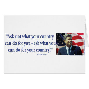 John F Kennedy - Frag nicht, was dein Land ist