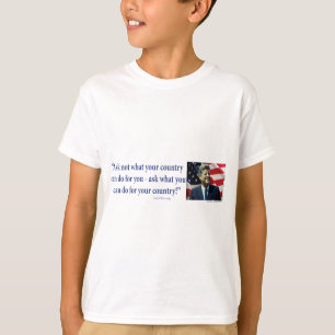 John F Kennedy - Frag nicht, was dein Land ist T-Shirt
