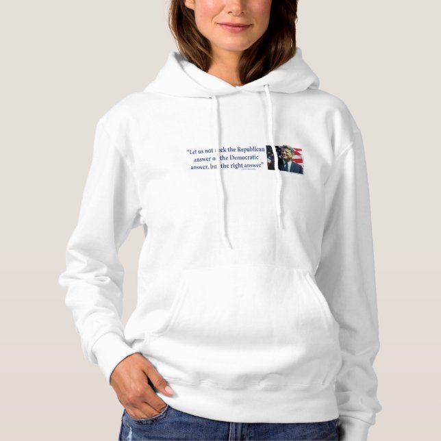 John F Kennedy Hoodie (Vorderseite)