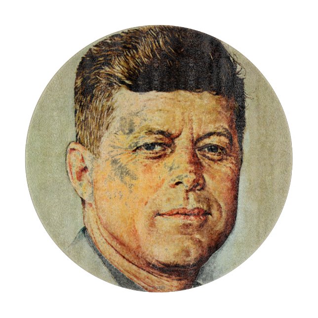 John F. Kennedy IN MEMORIAM Schneidebrett (Vorderseite)