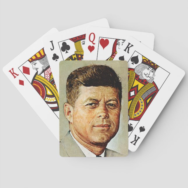 John F. Kennedy IN MEMORIAM Spielkarten (Rückseite)