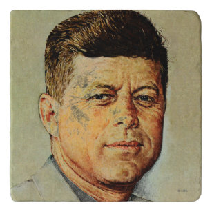 John F. Kennedy IN MEMORIAM Töpfeuntersetzer